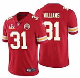 Nike Men & Women & Youth Chiefs 31 Darrel Williams Red 2021 Super Bowl LV Vapor Untouchable Limited Jersey,baseball caps,new era cap wholesale,wholesale hats